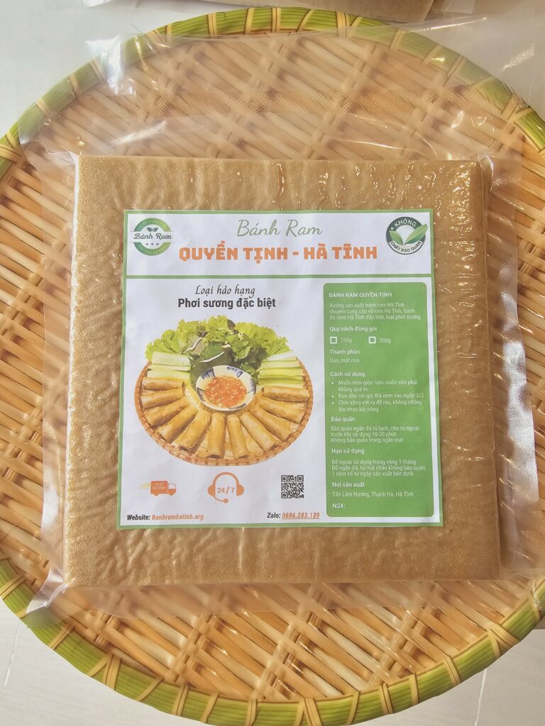 Bánh ram Hà TĨnh tại TPHCM